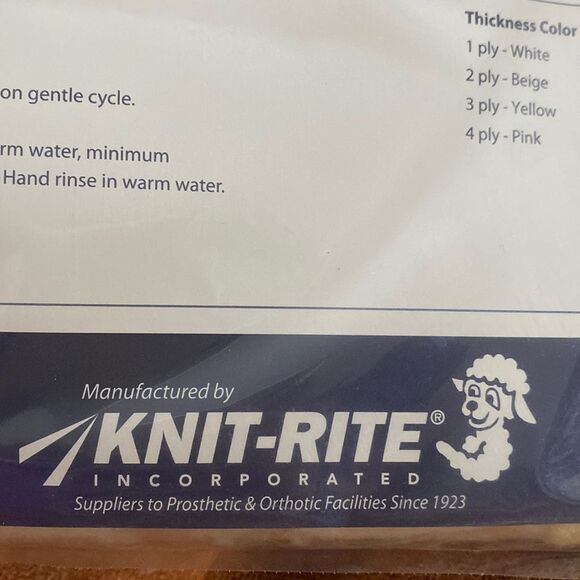 Lot of 3 100% Virgin Wool Prosthetic Sock 1HS31212 New in Packages Made in USA - Picture 7 of 9